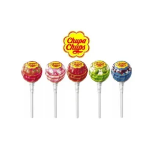 “Chupa Chups Lollipop Gum 11g pack front view”