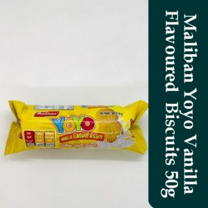 “Maliban Yoyo Vanilla Biscuits 50g packaging”