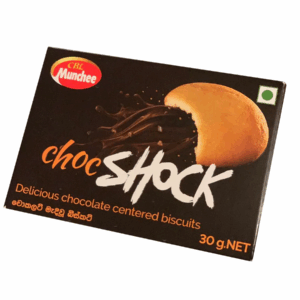 “Munchee Choc Shock 30g packaging”