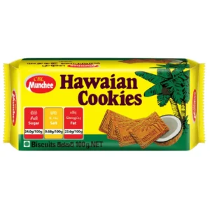 “Munchee Hawaiian Cookies 100g packaging”
