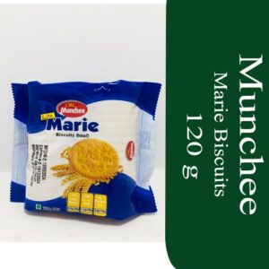 “Munchee Lite Marie Biscuits 120g packaging”