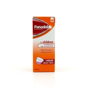 “Panadol Children’s Syrup 100 mL packaging”