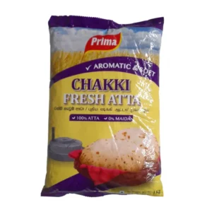 “Prima Chakki Atta Flour 1 kg packaging”