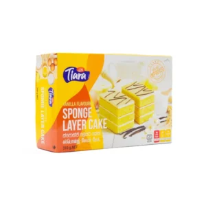 “Tiara Vanilla Layer Cake 310g packaging”