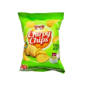 “Uswatte Chirpy Chips Cheese & Onion 24g Packaging”